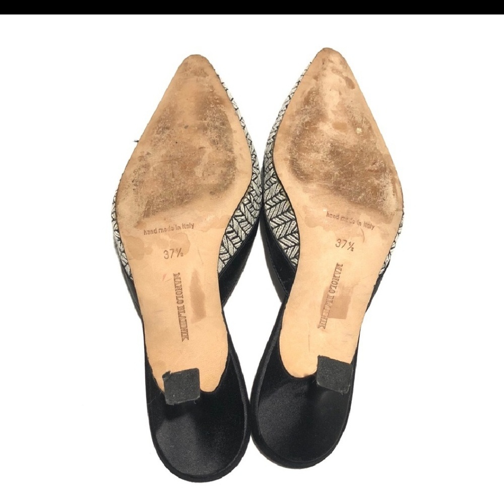 Manolos Blahnik pointy kitten heels - Picture 3 of 4